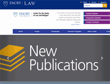 Tablet Screenshot of cslr.law.emory.edu