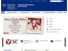 Tablet Screenshot of health.library.emory.edu