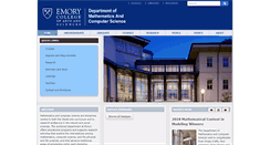 Desktop Screenshot of cs.emory.edu