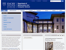 Tablet Screenshot of cs.emory.edu