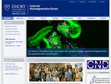 Tablet Screenshot of cnd.emory.edu